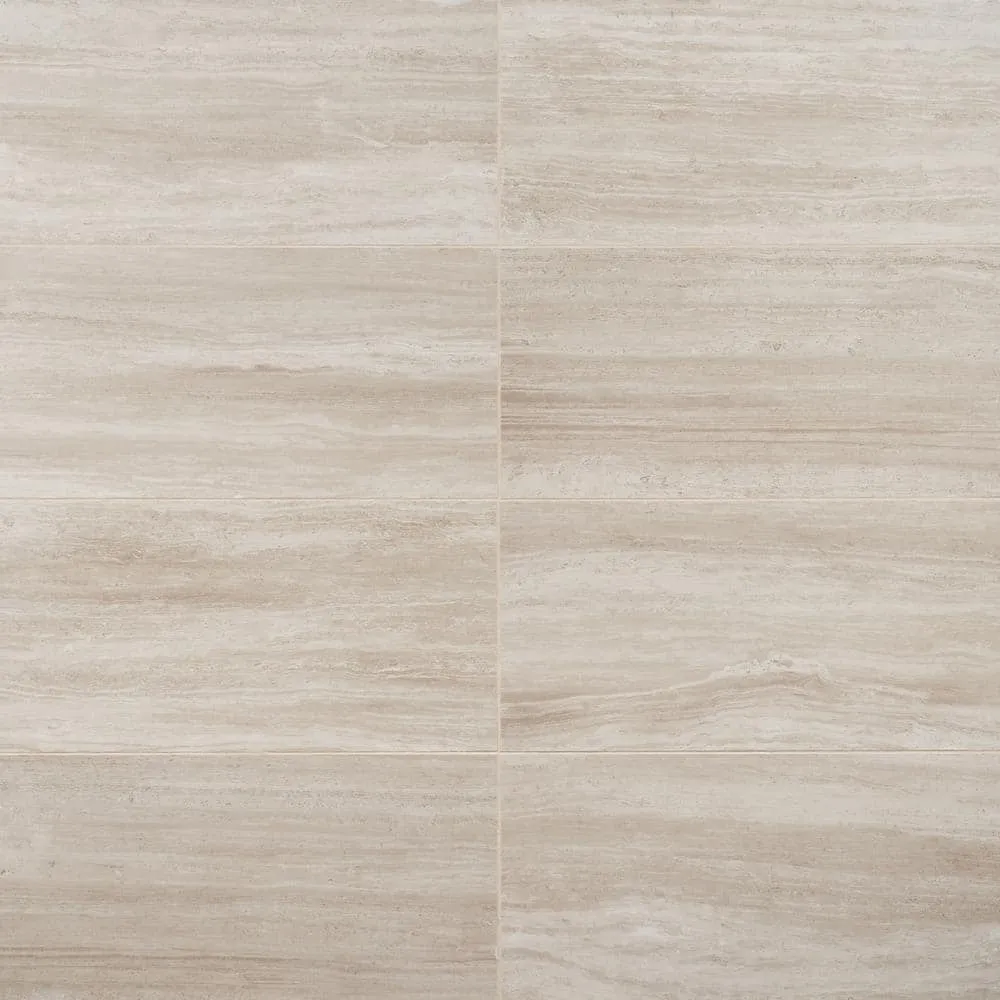 Ivy Hill Tile Atlanta Beige 11.72 in. x 23.69 in. Matte Travertine Look Porcelain Floor and Wall Tile (15.5 sq. ft./Case), photo 4 of 8