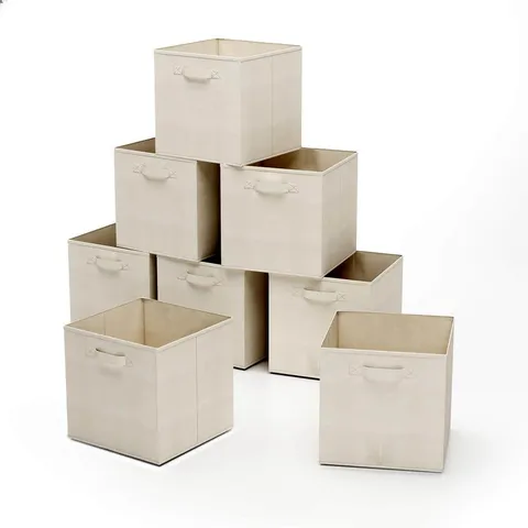 21 Qt. Cube Storage Organizer - Collapsible Fabric Containers for Home or Office