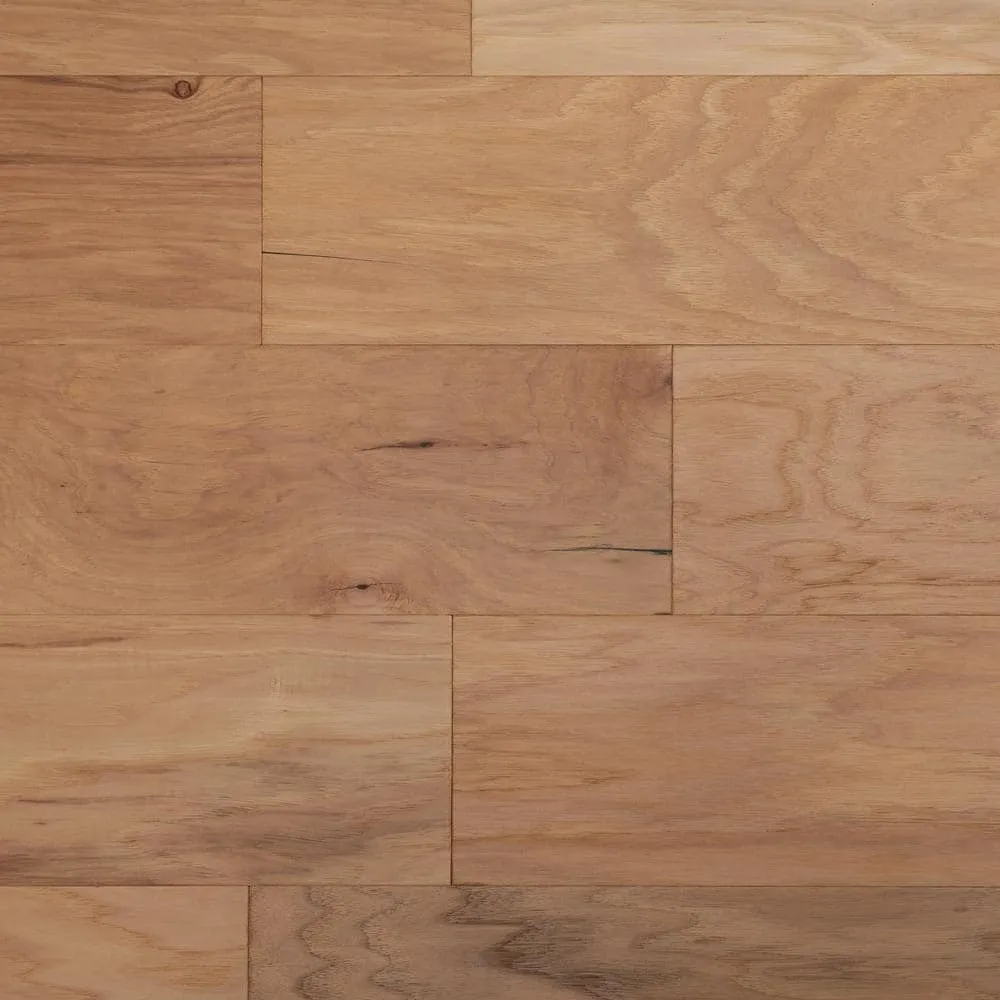 ASPEN FLOORING Bennett Hickory 3/8 in. T x 6.5 in. W Tongue and Groove Distressed Engineered Hardwood Flooring (1177.2 sqft/pallet), photo 3 of 6