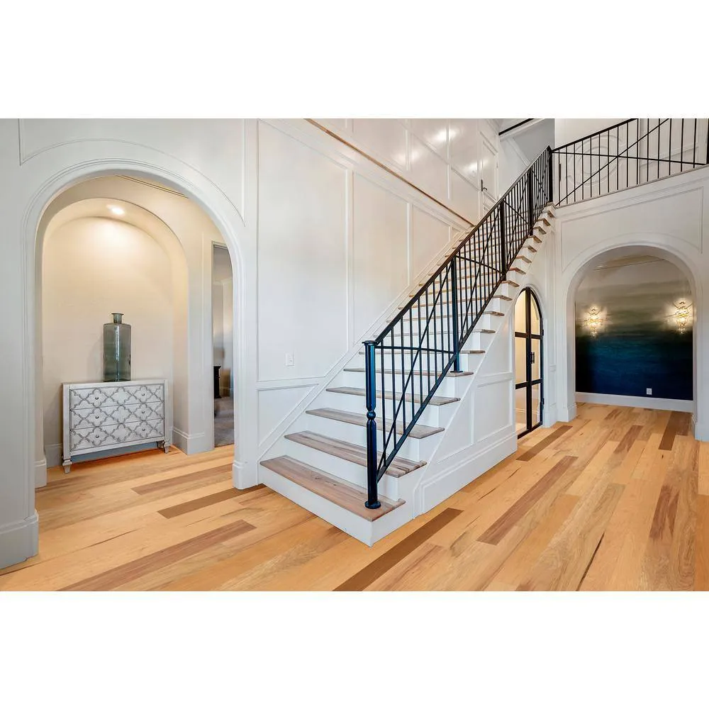 ASPEN FLOORING Bennett Hickory 3/8 in. T x 6.5 in. W Tongue and Groove Distressed Engineered Hardwood Flooring (1177.2 sqft/pallet), photo 2 of 6