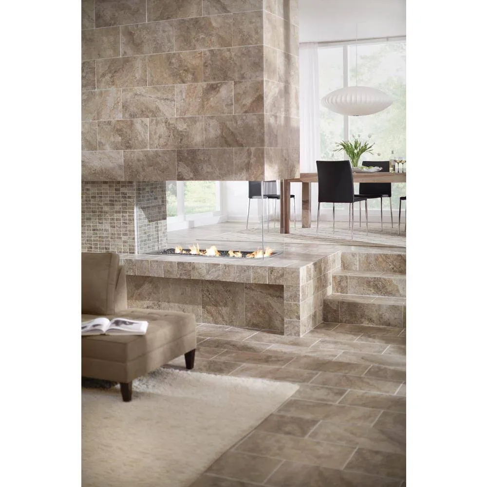 Marazzi Travisano Trevi 3 in. x 12 in. Porcelain Bullnose Trim Floor and Wall Tile (0.258 sq. ft. / piece), photo 3 of 5
