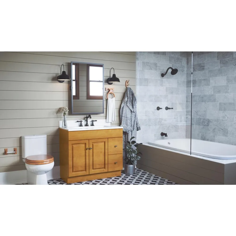 Oakmont 2-Handle 1-Spray Tub and Shower Faucet in Oil Rubbed Bronze (Valve Included), photo 7 of 16
