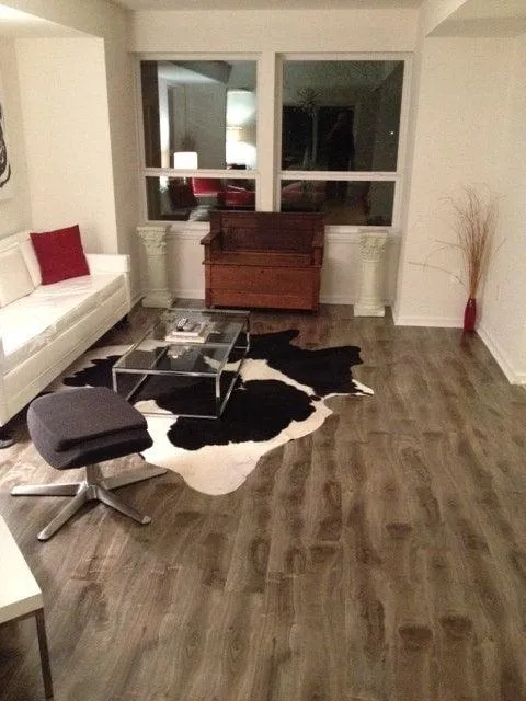 BuildDirect West Betawi Grey 12mm 48" X 5.75" Laminate Flooring (18.96sq. ft. per box), photo 4 of 10