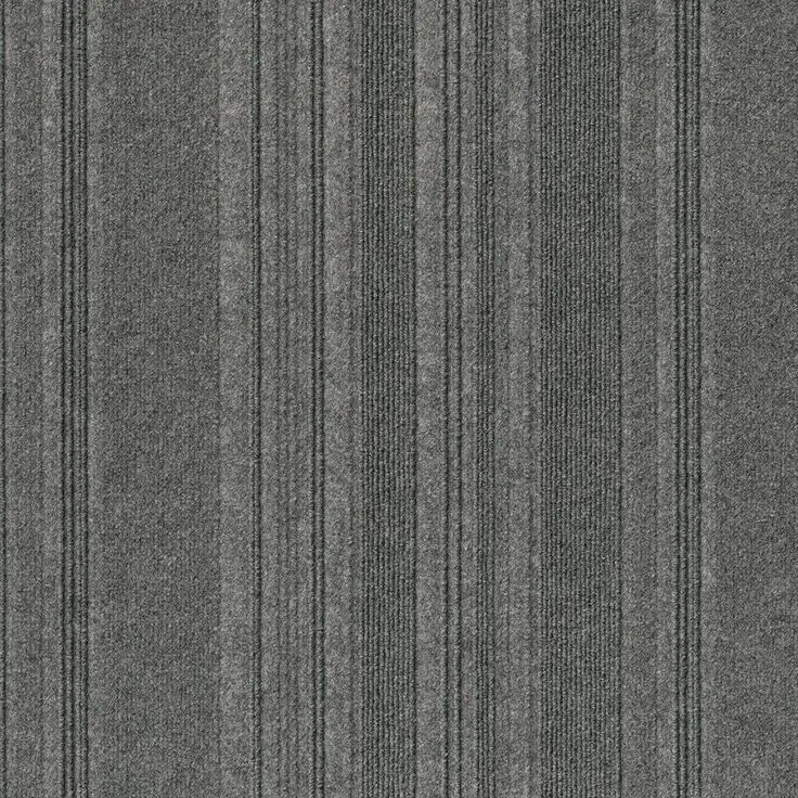 Foss Peel and Stick First Impressions Barcode Rib O. Blue 24 in. x 24 in. Commercial Carpet Tile (15 Tiles/Case), photo 4 of 11