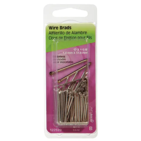 Stainless Steel 17-Gauge Brad Nails, 1-1/4 in., 2 oz