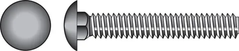 Hot-Dipped Galvanized 1/2 × 3 in Carriage Bolts (50-Pack)