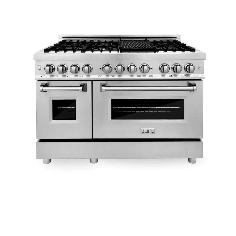 ZLINE 48 in. Professional Dual Fuel Range in Stainless Steel (RA48), photo 6 of 21