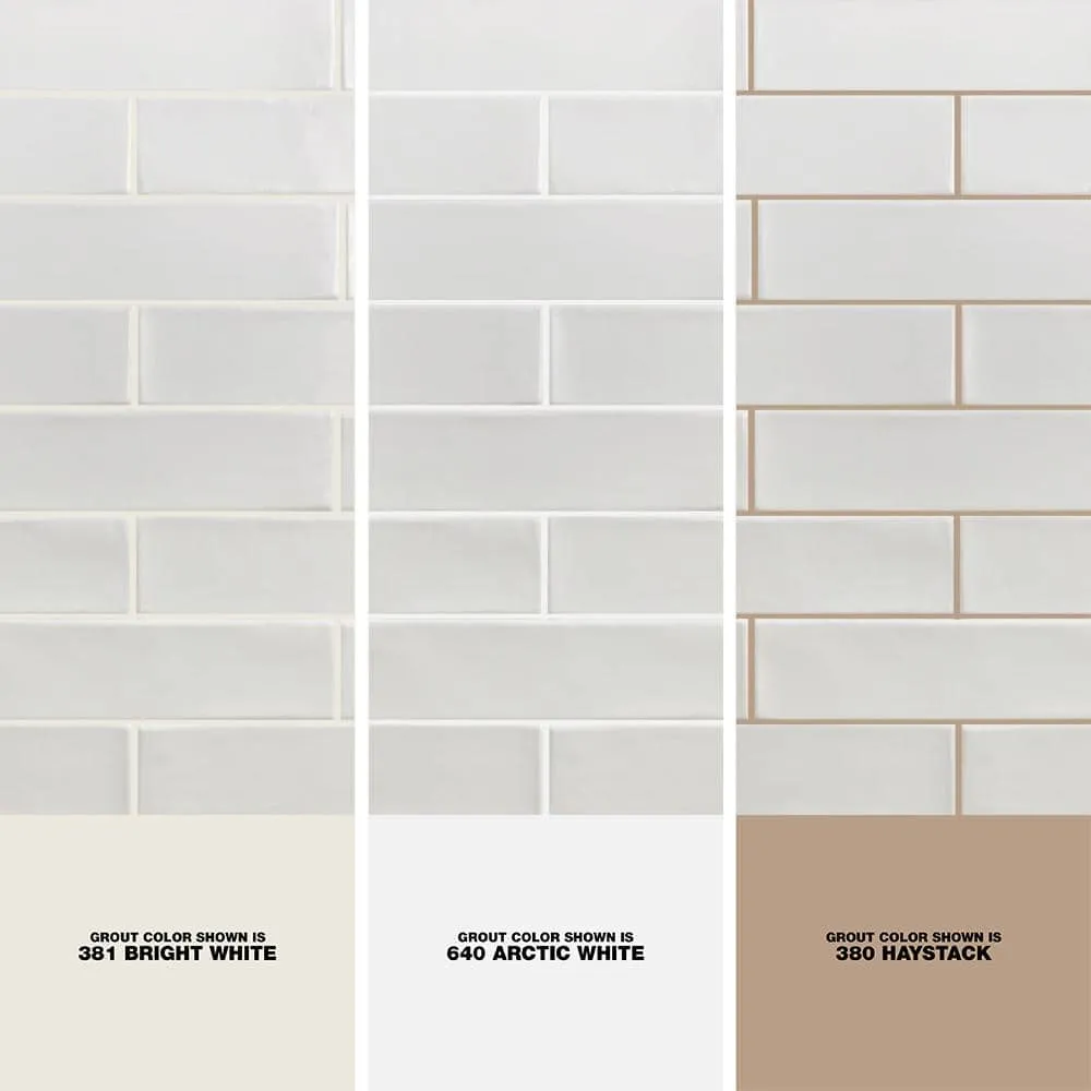 Ivy Hill Tile Birmingham Bianco 3 in. x 12 in. 8mm Polished Ceramic Subway Tile (5.38 sq. ft. / box), photo 3 of 8