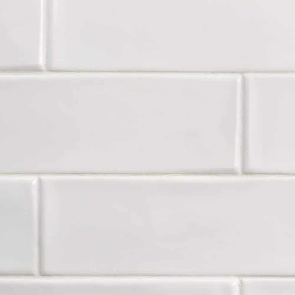 Ivy Hill Tile Birmingham Bianco 3 in. x 12 in. 8mm Polished Ceramic Subway Tile (5.38 sq. ft. / box), photo 4 of 8