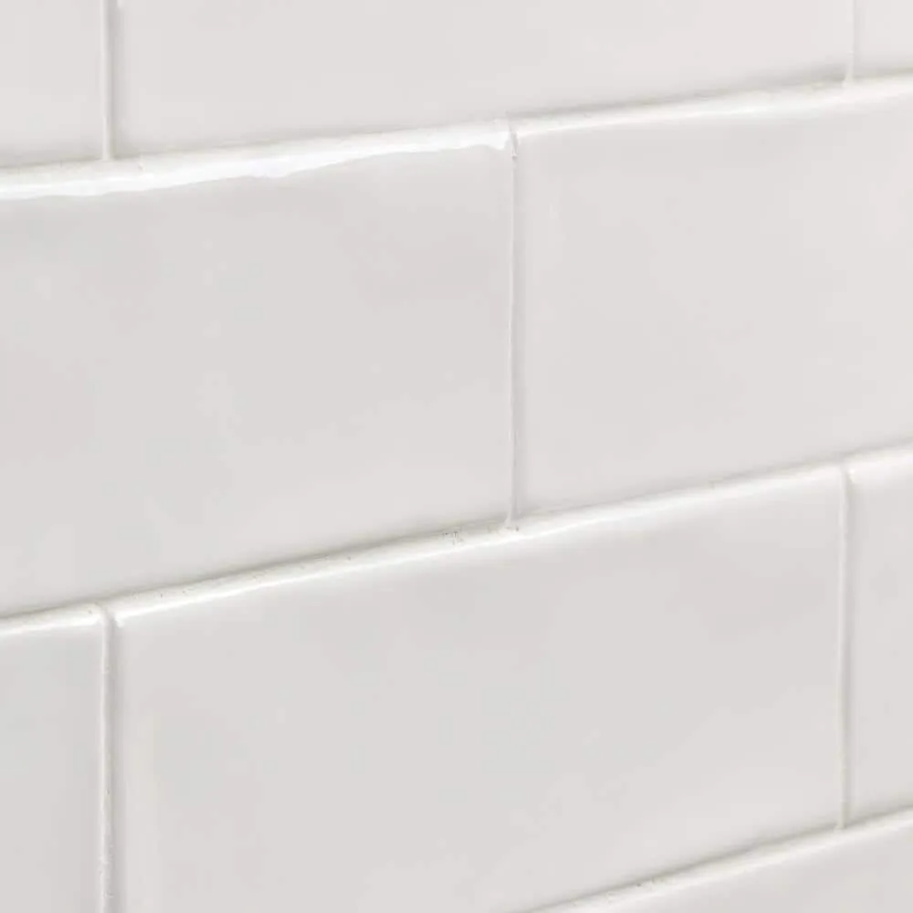 Ivy Hill Tile Birmingham Bianco 3 in. x 12 in. 8mm Polished Ceramic Subway Tile (5.38 sq. ft. / box), photo 8 of 8