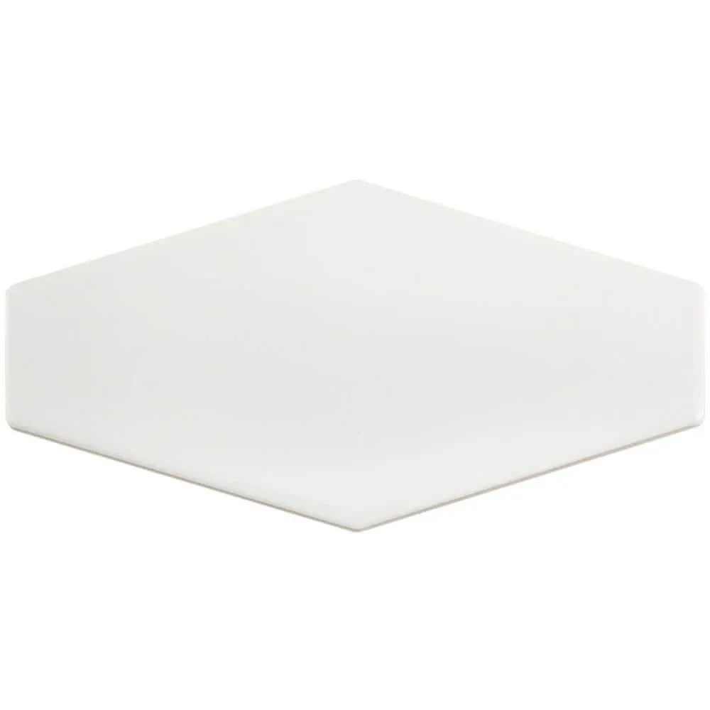 Ivy Hill Tile Birmingham Hexagon Bianco 4 in. x 8 in. 8mm Polished Ceramic Subway Tile (5.38 sq. ft. / box), photo 4 of 8