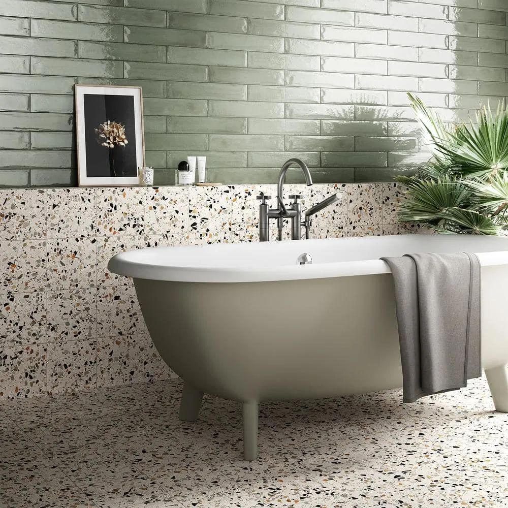 Ivy Hill Tile Grain Bianco 7.87 in. x 7.87 in. Matte Porcelain Floor and Wall Tile (12.48 sq. ft./Case), photo 8 of 8