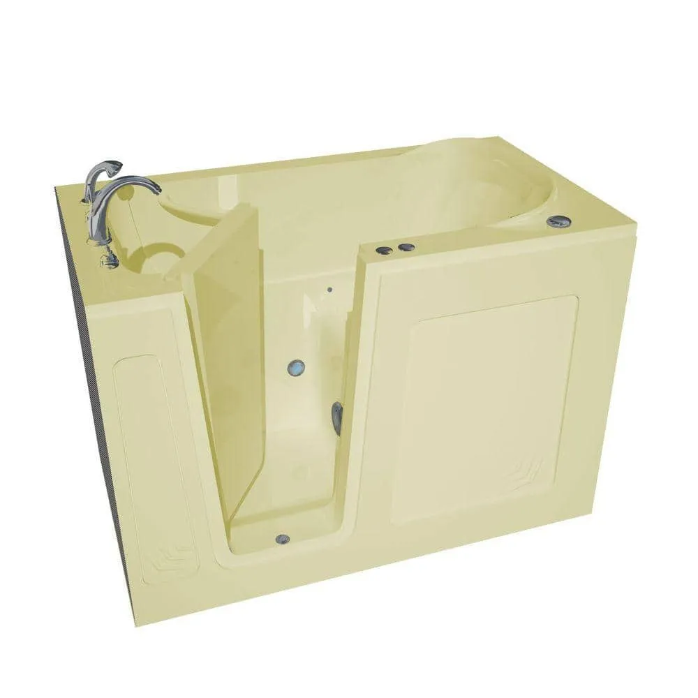Universal Tubs HD Series 30 in. x 54 in. Left Drain Quick Fill Walk-In Air Tub in White, photo 4 of 5