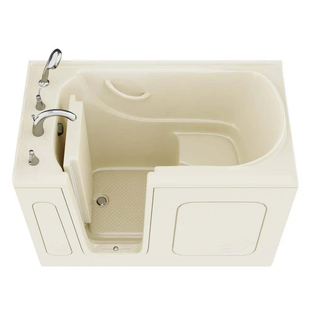 Universal Tubs HD Series 30 in. x 54 in. Left Drain Quick Fill Walk-In Soaking Bathtub in White, photo 11 of 11