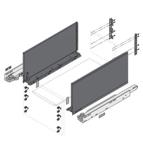 LEGRABOX BLUMOTION Soft-Close Drawer Box Kit