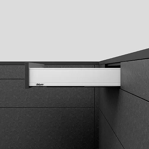 Blum LEGRABOX BLUMOTION Soft-Close Drawer Box Kit, 11-26 in. Lengths, Full Extension, up to 170 lb, Multiple Heights and Finishes, photo 8 of 12