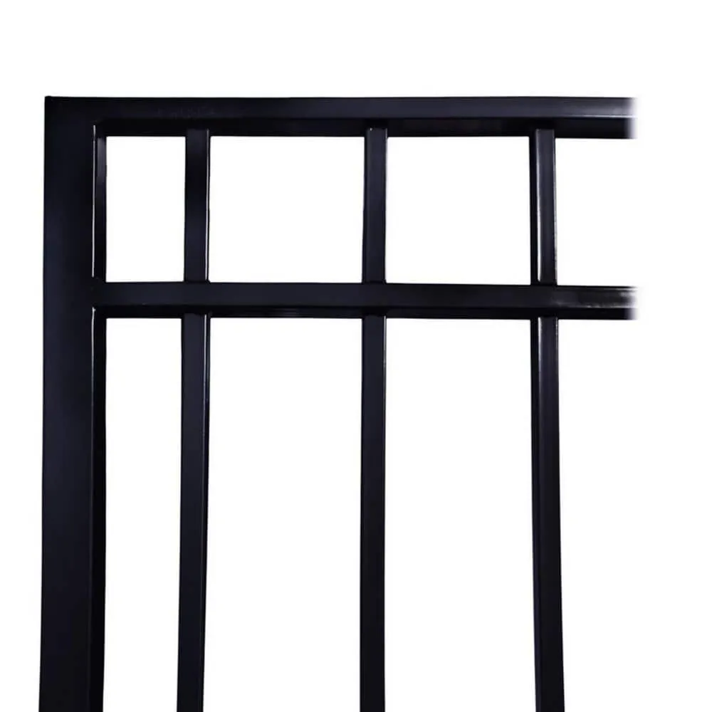 ALEKO 16 ft. x 5 ft. Madrid Style Security Fence Panels Steel Fence Kit 2-Panel Gate Fence, photo 9 of 11