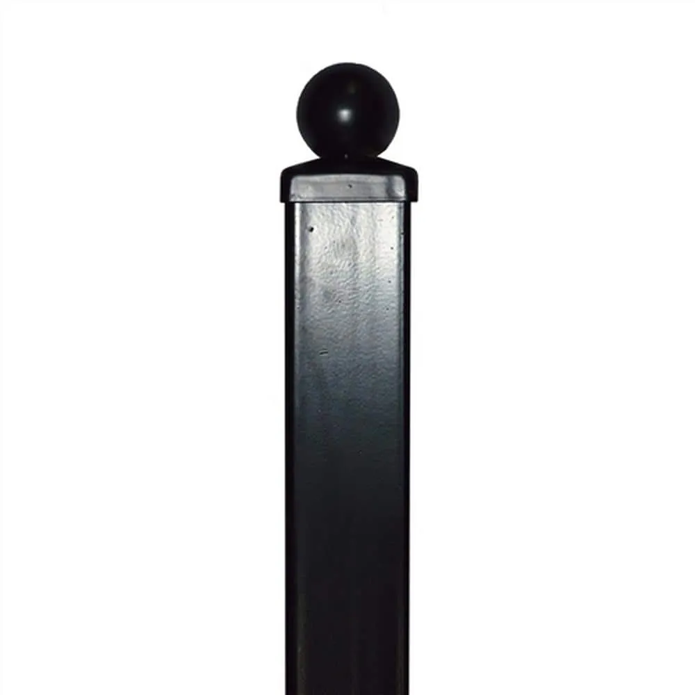 ALEKO 32 ft. x 5 ft. Milan Style Security Fence Panels Steel Fence Kit 4-Panel Gate Fence, photo 3 of 6