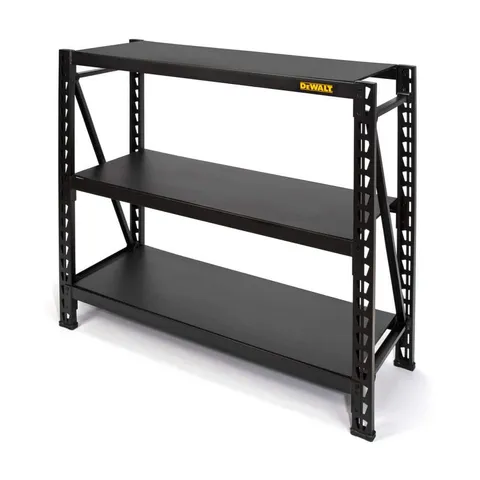 3-Tier Steel Garage Storage Shelving Unit Black