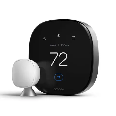 Smart Thermostat Premium with Smart Sensor and Air Quality Monitor Wifi Works with Siri
