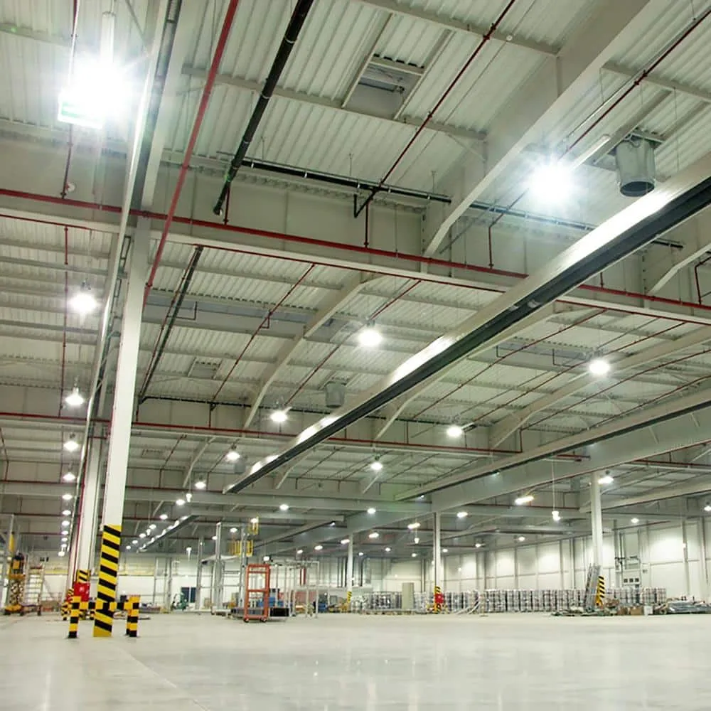 Honbei 11 in. 450-Watt Equivalent Integrated LED Dimmable Black High Bay Light, 5000K UFO High Bay Lights with US Plug 5' Cable, photo 2 of 11