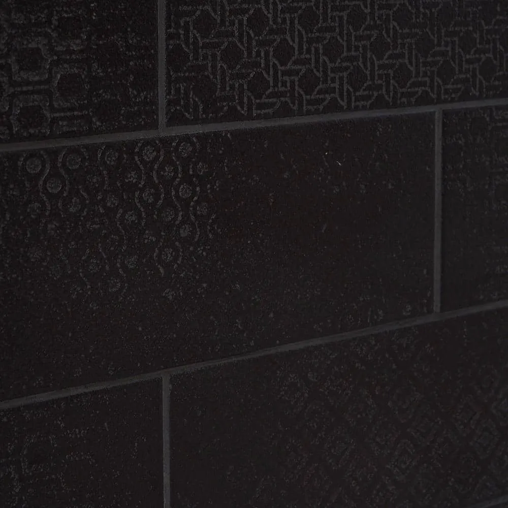 Ivy Hill Tile Harper 4 in. x 12 in. Black Matte Porcelain Subway Floor and Wall Tile (30 pieces / 8.72 sq. ft. / box), photo 6 of 7