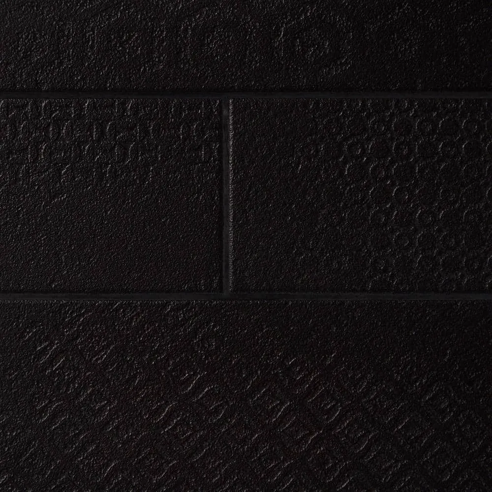 Ivy Hill Tile Harper 4 in. x 12 in. Black Matte Porcelain Subway Floor and Wall Tile (30 pieces / 8.72 sq. ft. / box), photo 4 of 7
