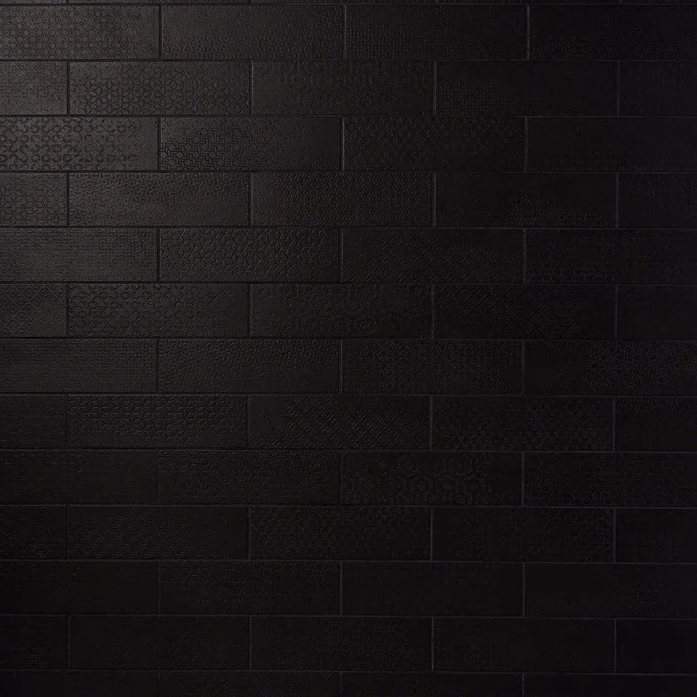 Ivy Hill Tile Harper 4 in. x 12 in. Black Matte Porcelain Subway Floor and Wall Tile (30 pieces / 8.72 sq. ft. / box), photo 7 of 7