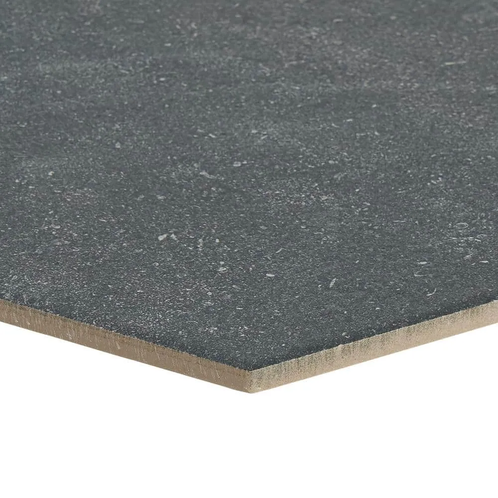 Ivy Hill Tile Sanskrit Black Hex 8.86 in. x 10.20 in. Matte Porcelain Floor and Wall Tile (9.47 sq. ft./Case), photo 8 of 10