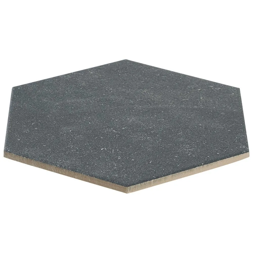 Ivy Hill Tile Sanskrit Black Hex 8.86 in. x 10.20 in. Matte Porcelain Floor and Wall Tile (9.47 sq. ft./Case), photo 7 of 10