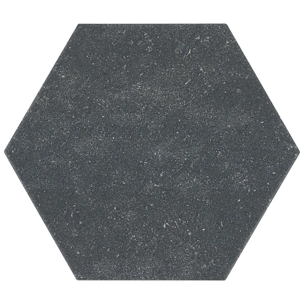 Ivy Hill Tile Sanskrit Black Hex 8.86 in. x 10.20 in. Matte Porcelain Floor and Wall Tile (9.47 sq. ft./Case), photo 6 of 10