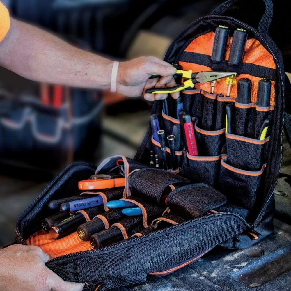 Klein Tools Tradesman Pro Tool Gear Backpack, 35 Pockets, 17.5 in Width (Model 55475), photo 6 of 8