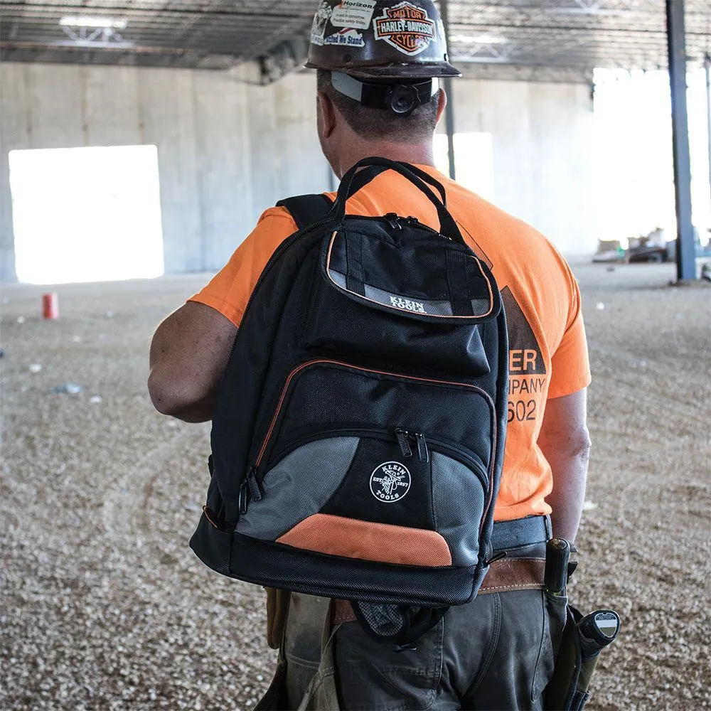 Klein Tools Tradesman Pro Tool Gear Backpack, 35 Pockets, 17.5 in Width (Model 55475), photo 7 of 8