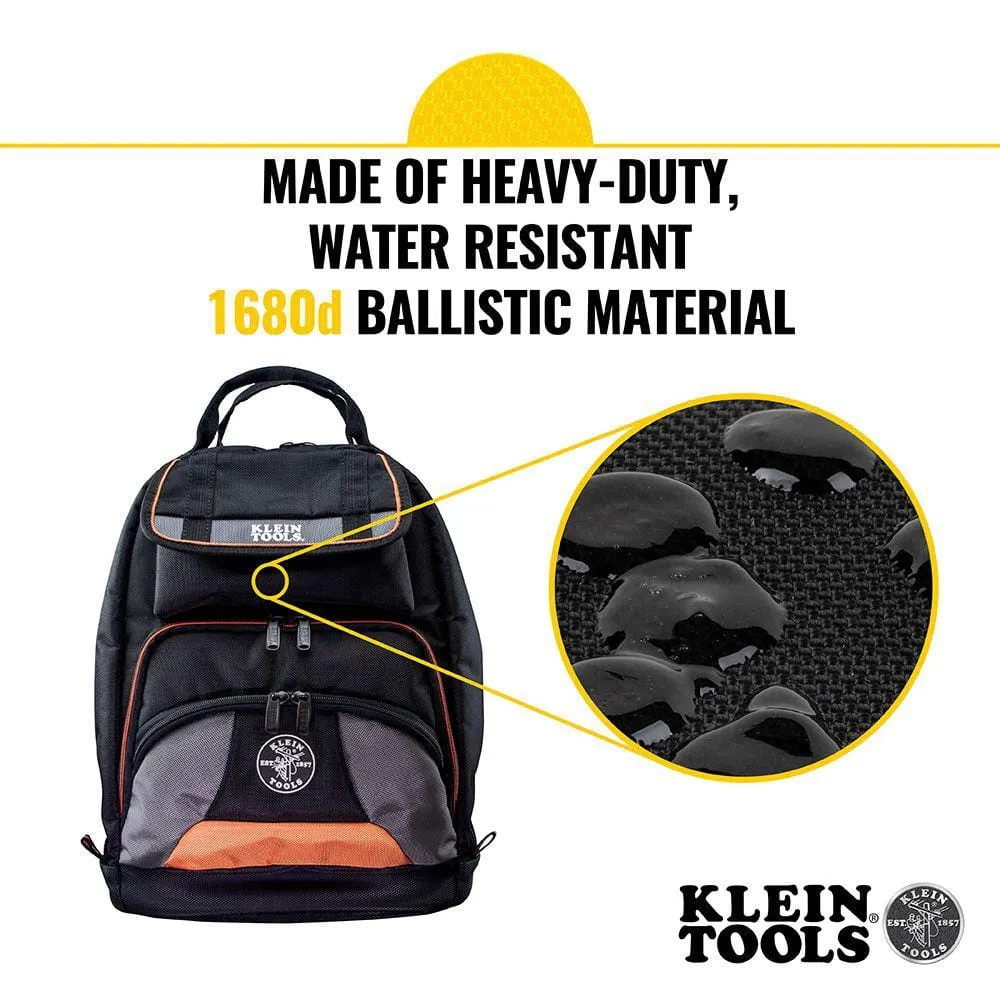 Klein Tools Tradesman Pro Tool Gear Backpack, 35 Pockets, 17.5 in Width (Model 55475), photo 4 of 8