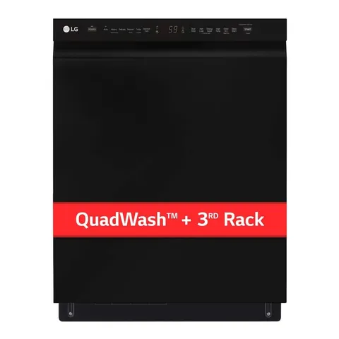 24 in. Stainless Steel Front Control Dishwasher with QuadWash