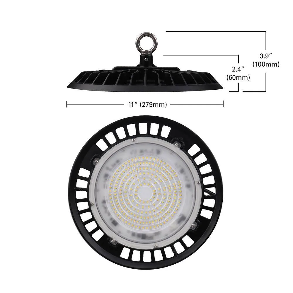 Metalux 11 in. HBD High Bay 180-Watt Equivalent, 16K Lumens 5K CCT Cord and Plug, photo 8 of 8