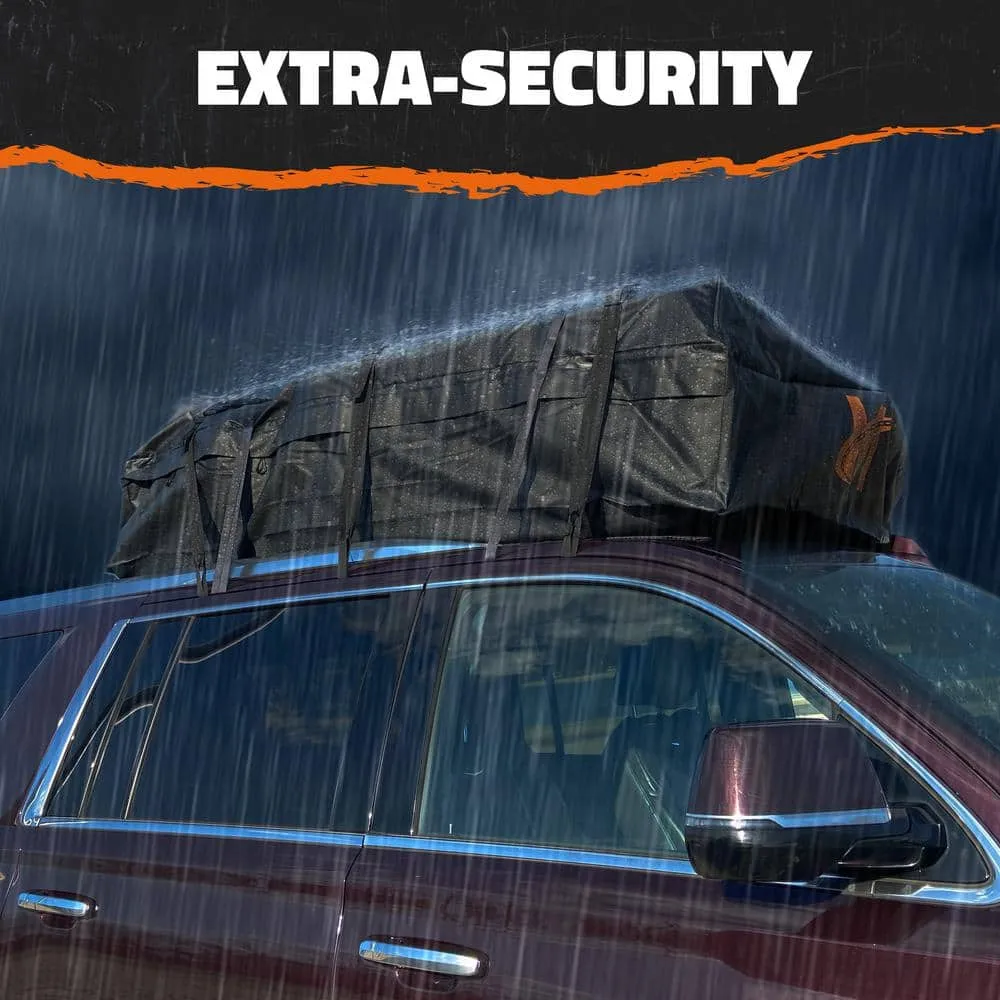 Mockins 40 Cu. ft. Waterproof Rooftop Cargo Carrier Bag - 72 in x 48 in x 20 in Soft Shell Roof Bag w/ Carry Bag and Accessories, photo 3 of 9