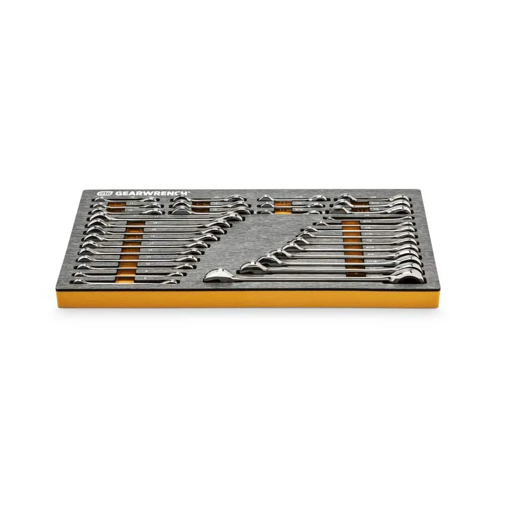 GEARWRENCH 1/4 in., 3/8 in. and 1/2 in. Drive Mechanics Tool Set in EVA with 26 in. 5-Drawer GSX Rolling Tool Cabinet (192-Pieces), photo 5 of 10