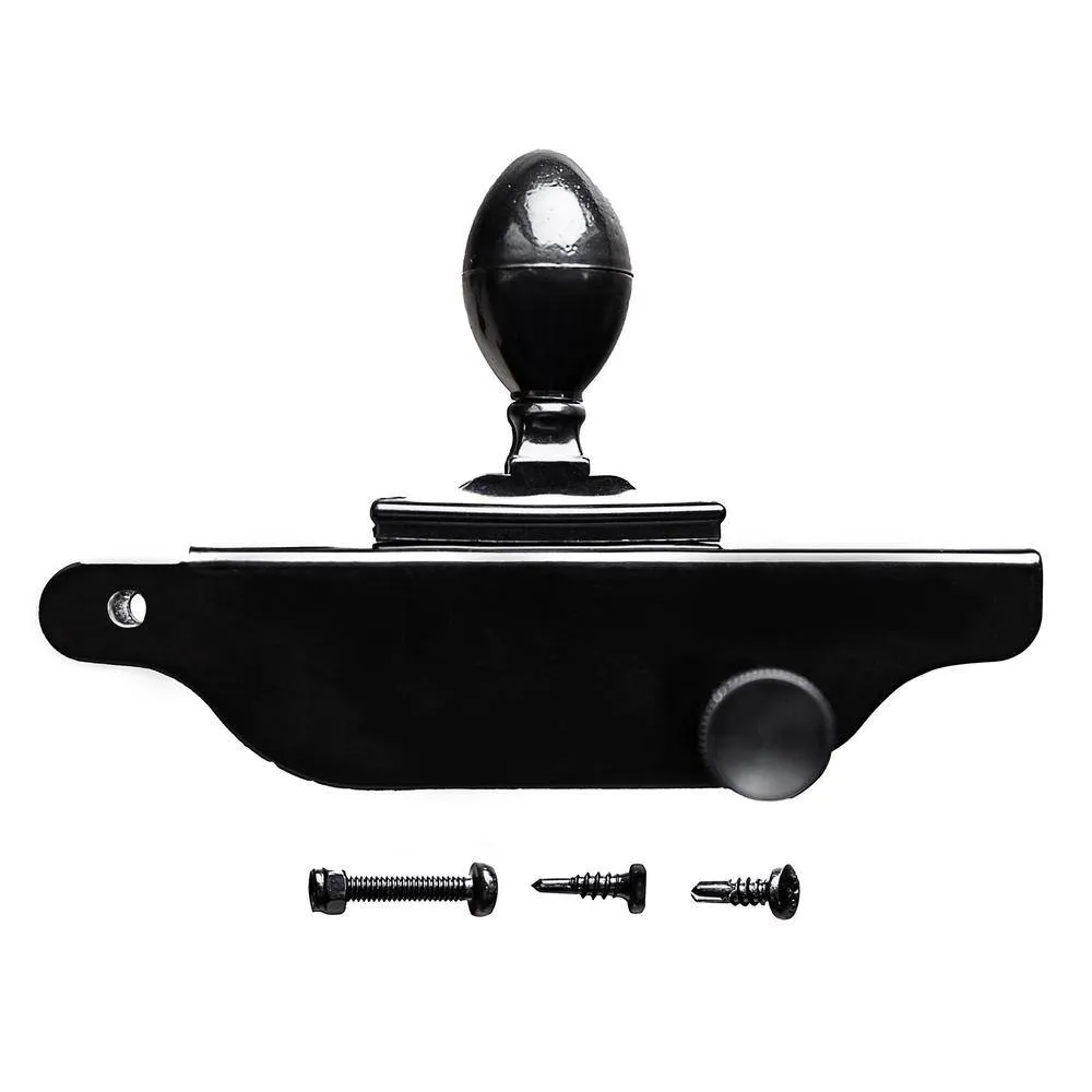NUVO IRON Quick Fence Series 24in. W x 34 in. H Black Steel Coral Fence Double Gate Latch Included, photo 2 of 4