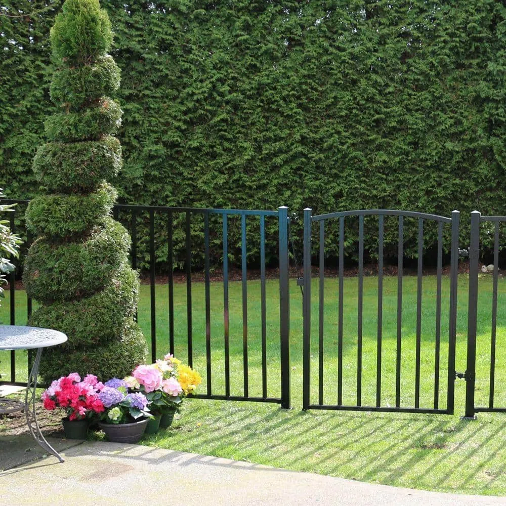 PEAK Aquatine 3 ft. x 4 ft. Black Aluminum Fence Yard Gate, photo 3 of 3