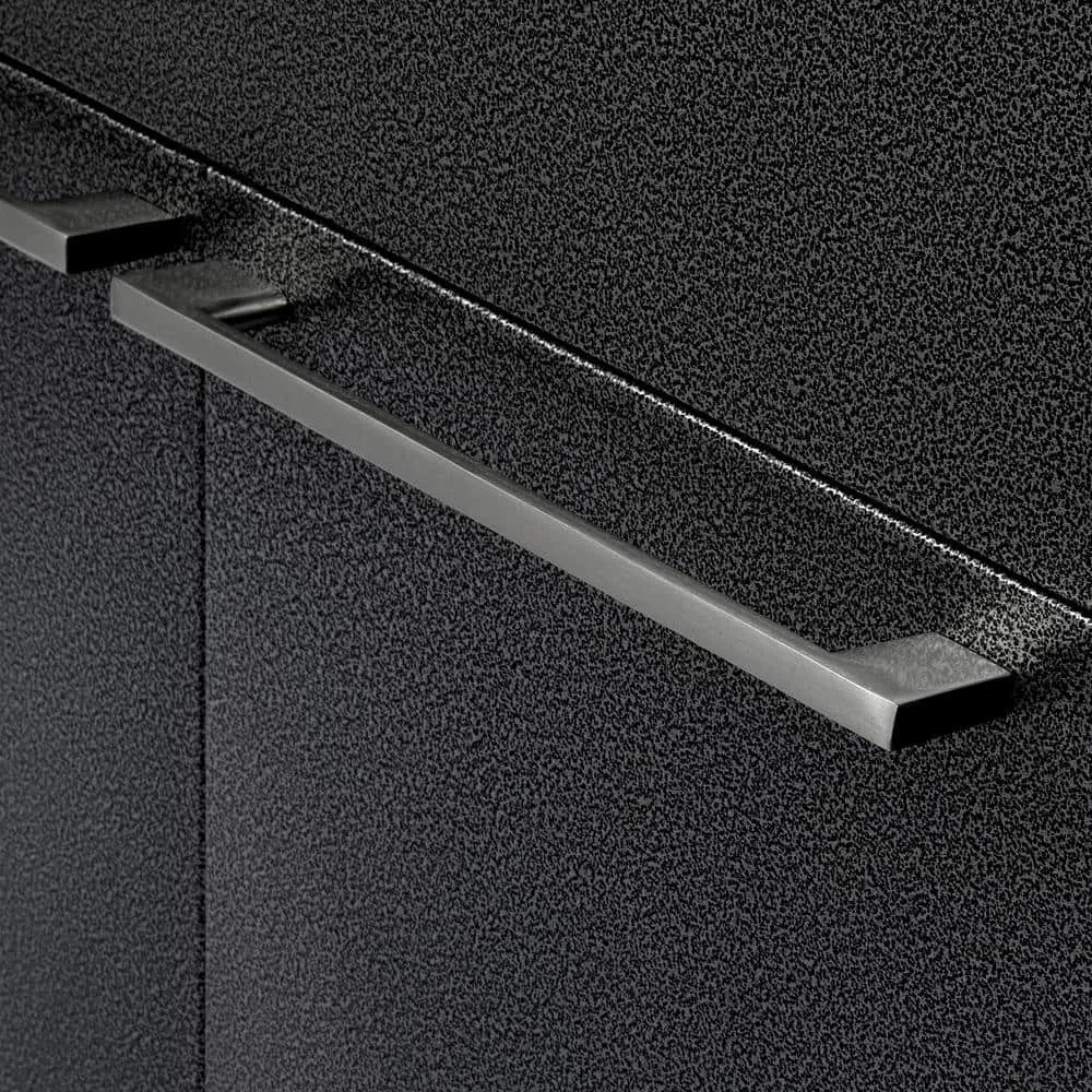 Presenza All-in-One 28 in. x 22 in. x 33.8 in. Stainless Steel Drop-In Sink and Cabinet with Faucet in Black, photo 8 of 10