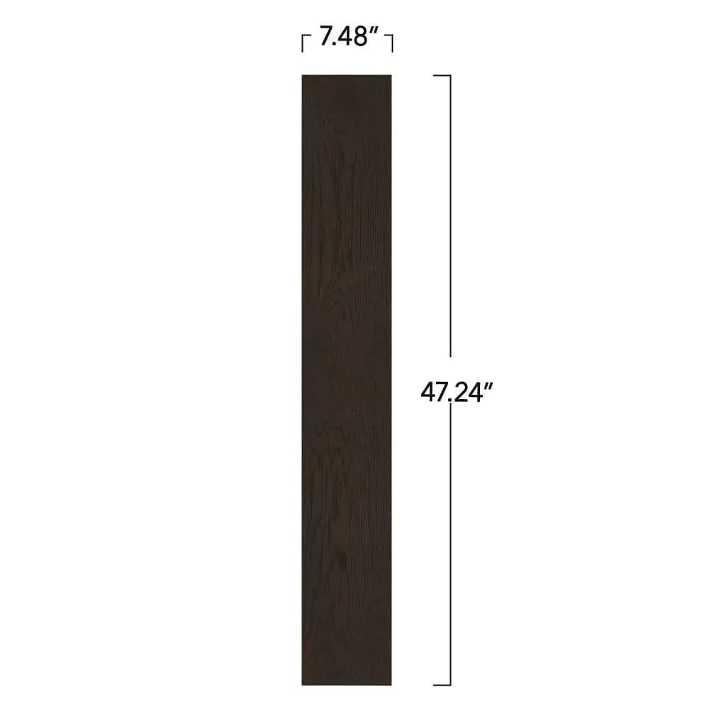 Pergo Defense+ Black Raven Oak 3/8 in. T x 7.5 in. W Click Lock Wire Brushed Engineered Hardwood Flooring (24.54 sq. ft./Case), photo 9 of 15