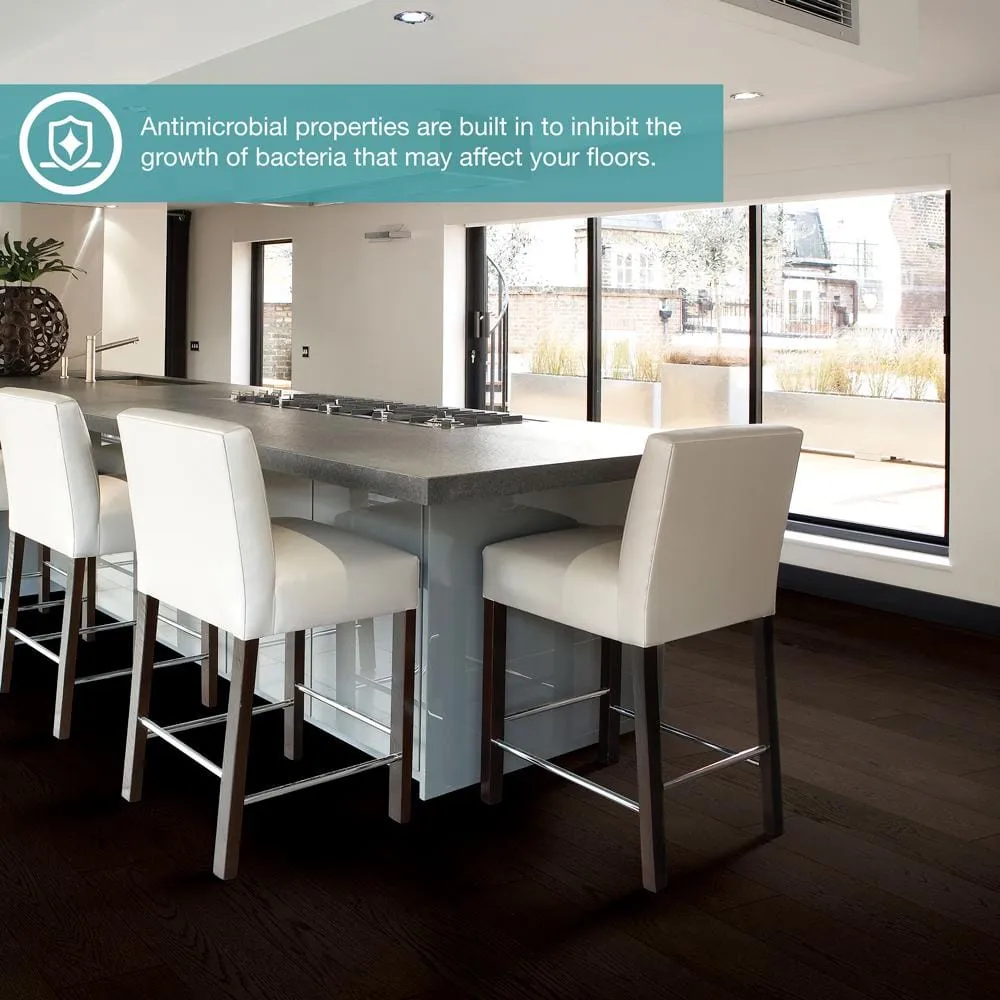Pergo Defense+ Black Raven Oak 3/8 in. T x 7.5 in. W Click Lock W Brushed Engineered Hardwood Flooring (1104.3 sq.ft./pallet), photo 5 of 15