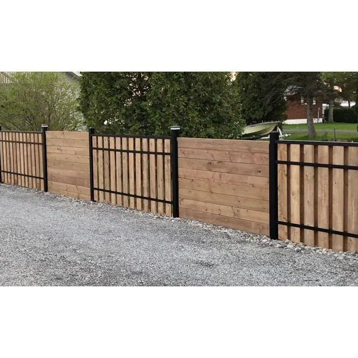 Slipfence 3 in. x 2 in. x 92.5 in. Black Aluminum Cap Rail for the Top of Slip Fence Vertical Fence System, photo 11 of 11