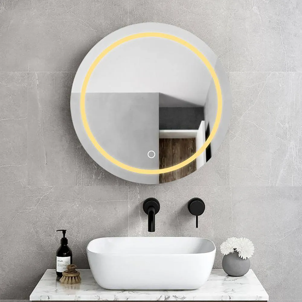Staykiwi 26 in. W x 26 in. H Round Iron Medicine Cabinet with Mirror, photo 8 of 8
