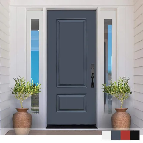 Legacy Series Primed Fiberglass Front Door, LH Inswing
