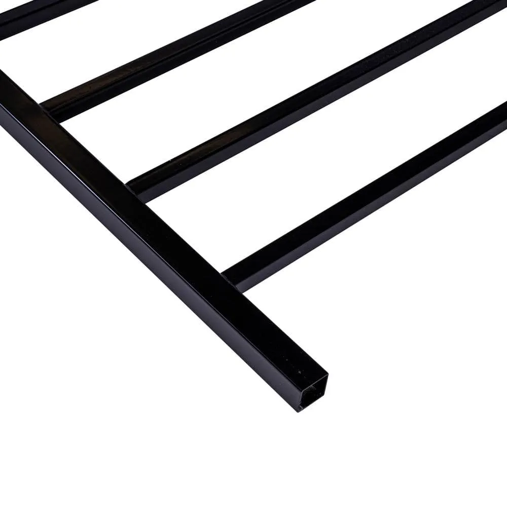 US Door and Fence Pro Series 4.84 ft. H x 7.75 ft. W Black Steel Fence Panel, photo 5 of 6