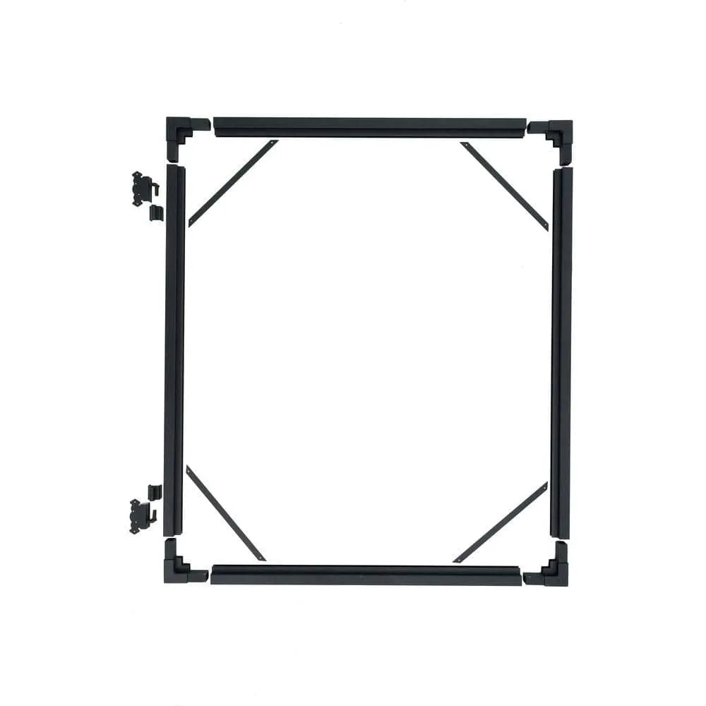 Veranda 5 ft. x 6 ft. Euro Style Adjustable Aluminum Metal Fence Gate Frame Kit, photo 2 of 3