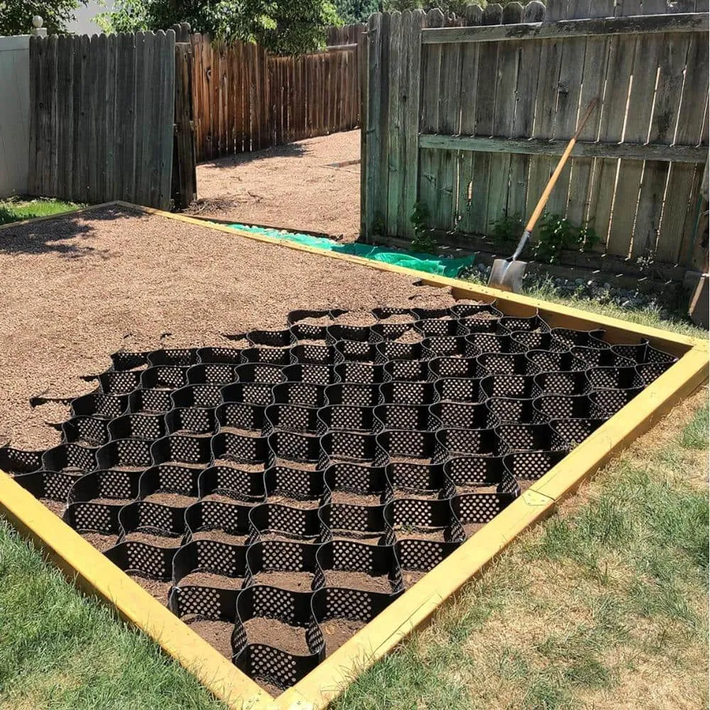 Wellco 10 ft. x 16.5 ft. x 3 in. L Series Plastic Ground Geo Grid Driveway Ground Pavers Geocell, photo 4 of 5
