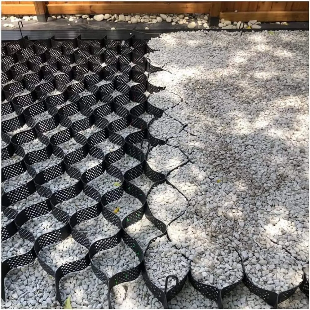Wellco 10 ft. x 16.5 ft. x 3 in. L Series Plastic Ground Geo Grid Driveway Ground Pavers Geocell, photo 5 of 5